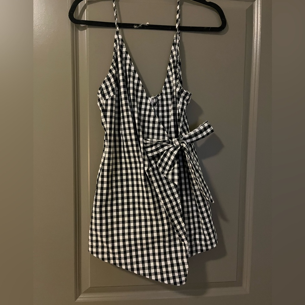 Gingham Summer Romper Size Small